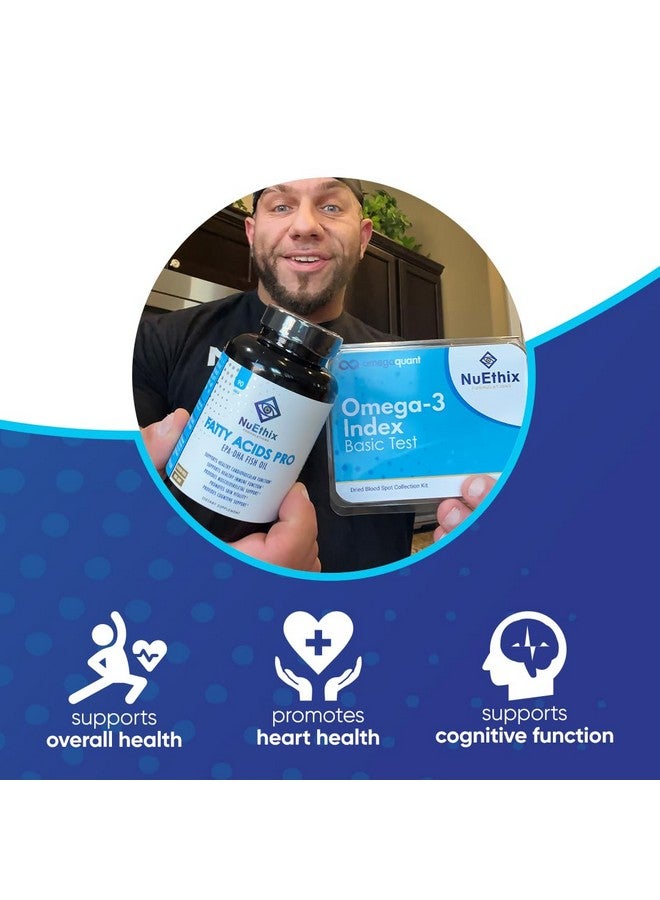 NuEthix Formulations NuEthix Formulations Fatty Acids Pro EPA-DHA Fish Oil Dietary Supplement, Super Concentrated and Purified Fish Oil Blend for Optimal Wellness, 90 Gel Capsules  - Image 4