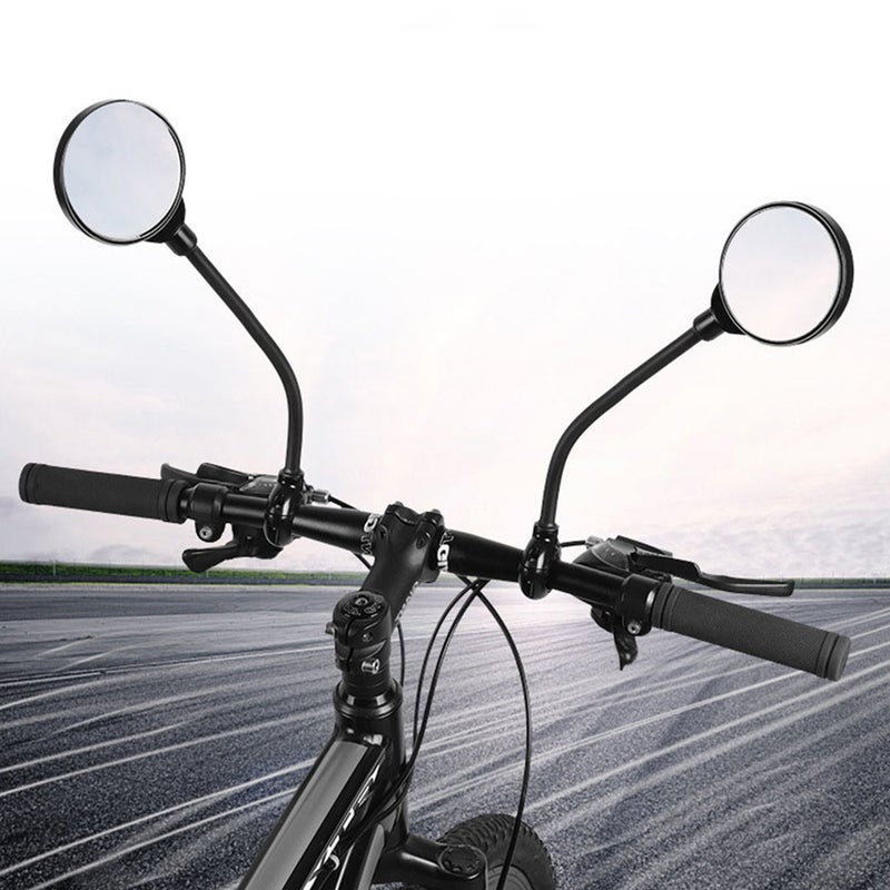 2pcs Bike Mirror Motorcycle Rear Mirror Adjustable Bike Handlebar Rearview Mirror - Image 5