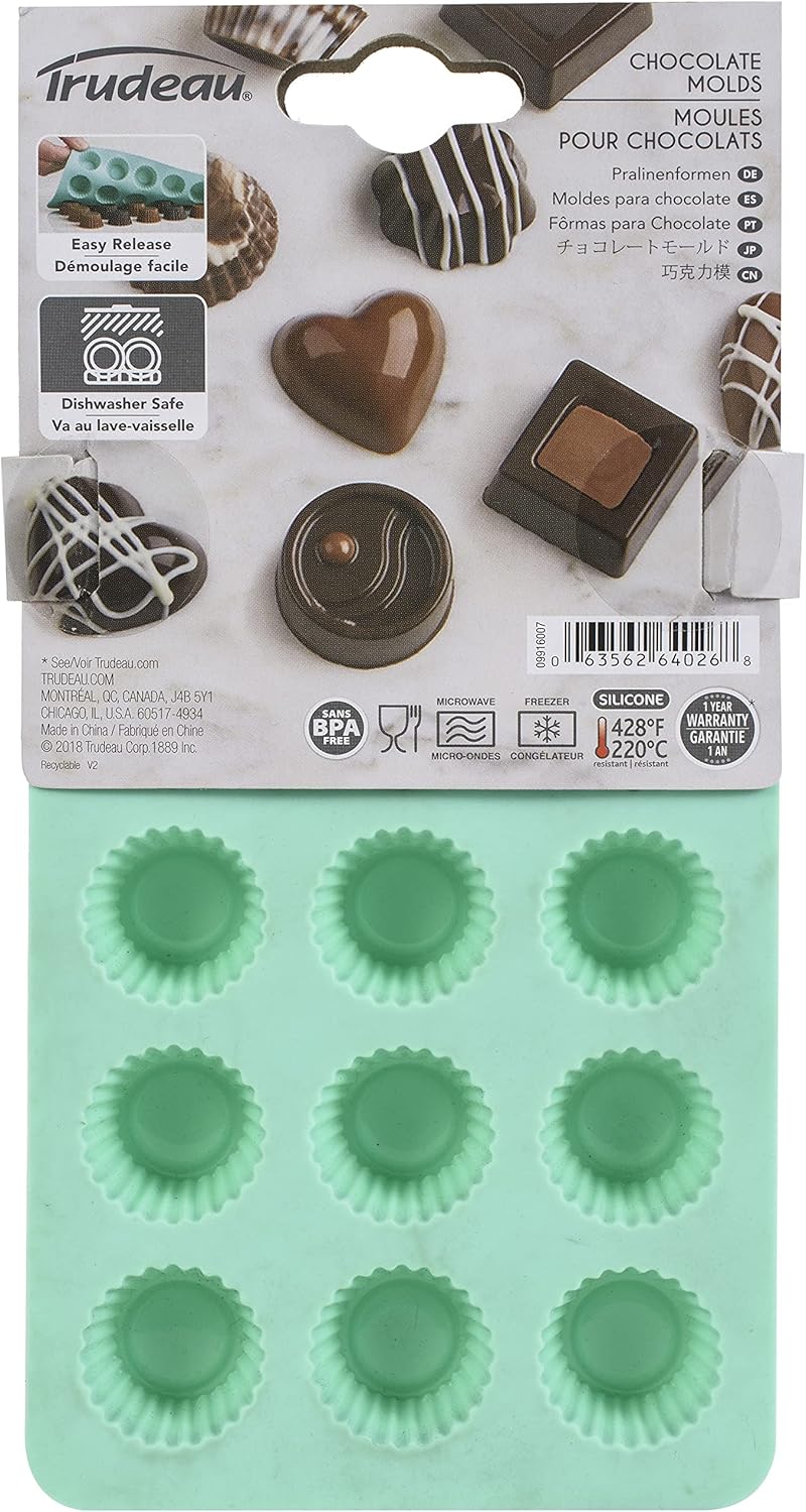 Trudeau Silicone Chocolate Mold 2Pkg  Cupcake - Image 4