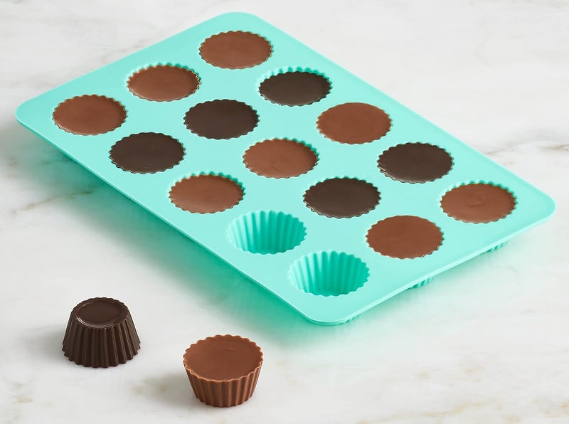 Trudeau Silicone Chocolate Mold 2Pkg  Cupcake - Image 5