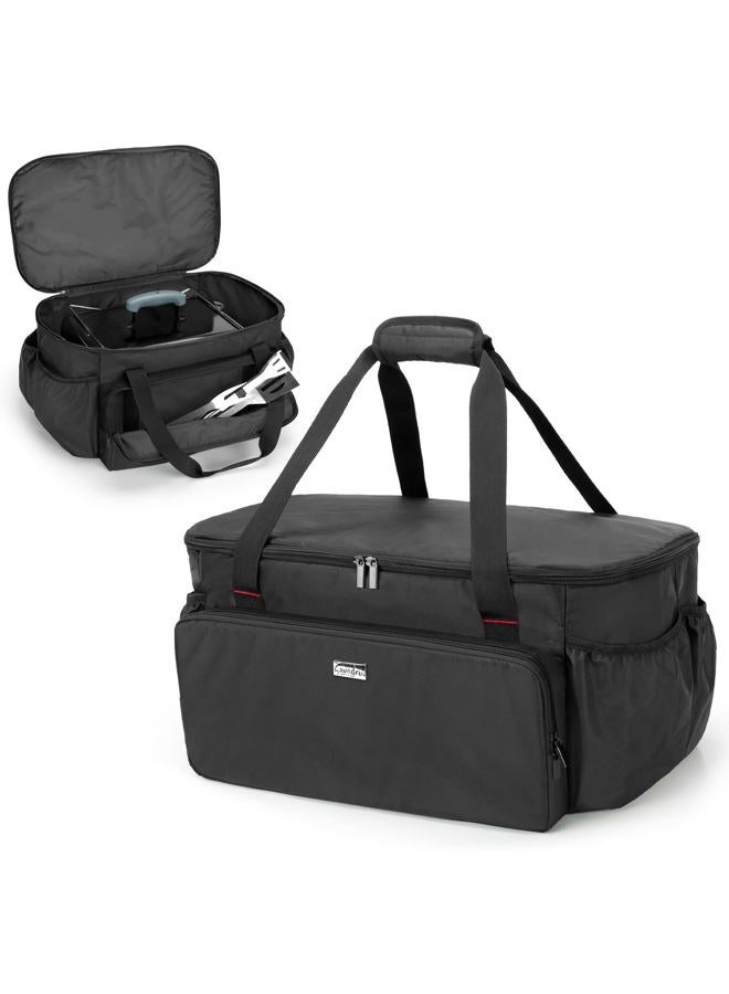 samdew Portable Grill Carry Bag Compatible with Weber 1141001 Go-Anywhere Gas Grill, Outdoor Camp Grill Cover Compatible with Weber 121020 Go-Anywhere Charcoal Grill, Bag Only (Patented Design) - Image 1