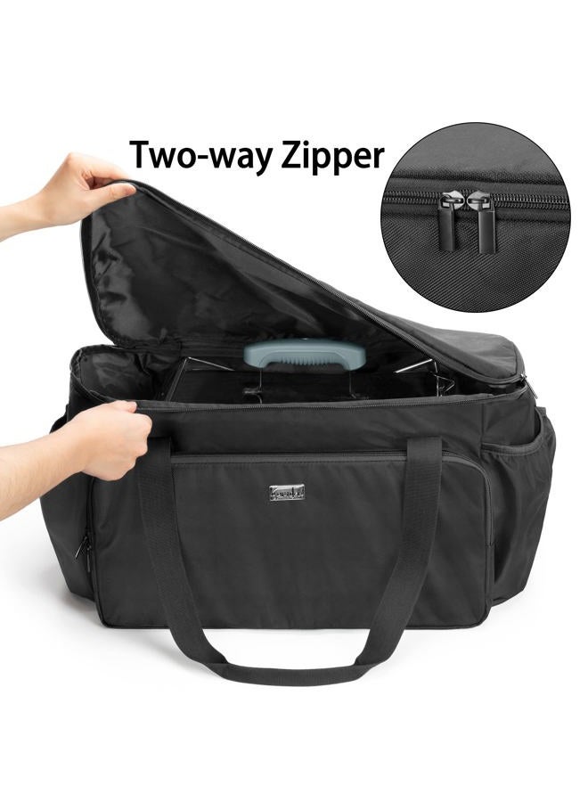 samdew Portable Grill Carry Bag Compatible with Weber 1141001 Go-Anywhere Gas Grill, Outdoor Camp Grill Cover Compatible with Weber 121020 Go-Anywhere Charcoal Grill, Bag Only (Patented Design) - Image 3