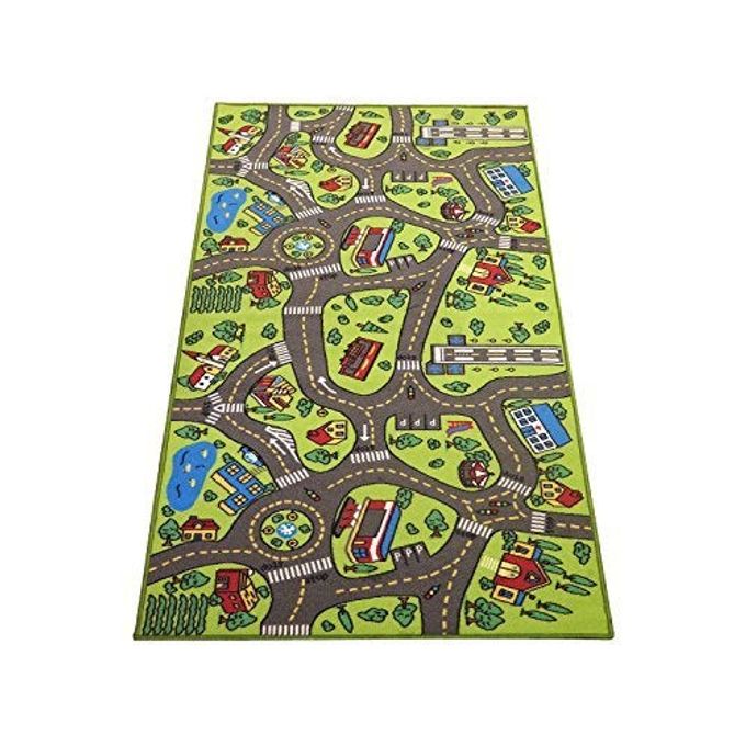 KIDS RUG PLAYMAT CITY LIFE GREAT FOR PLAYING WITH CARS AND TOYS PLAY LEARN AND HAVE FUN SAFELY EDUCATIONAL ROAD TRAFFIC PLAY MAT FOR BEDROOM PLAY ROOM GAME SAFE AREA MEDIUM 43 X 26 INCHES