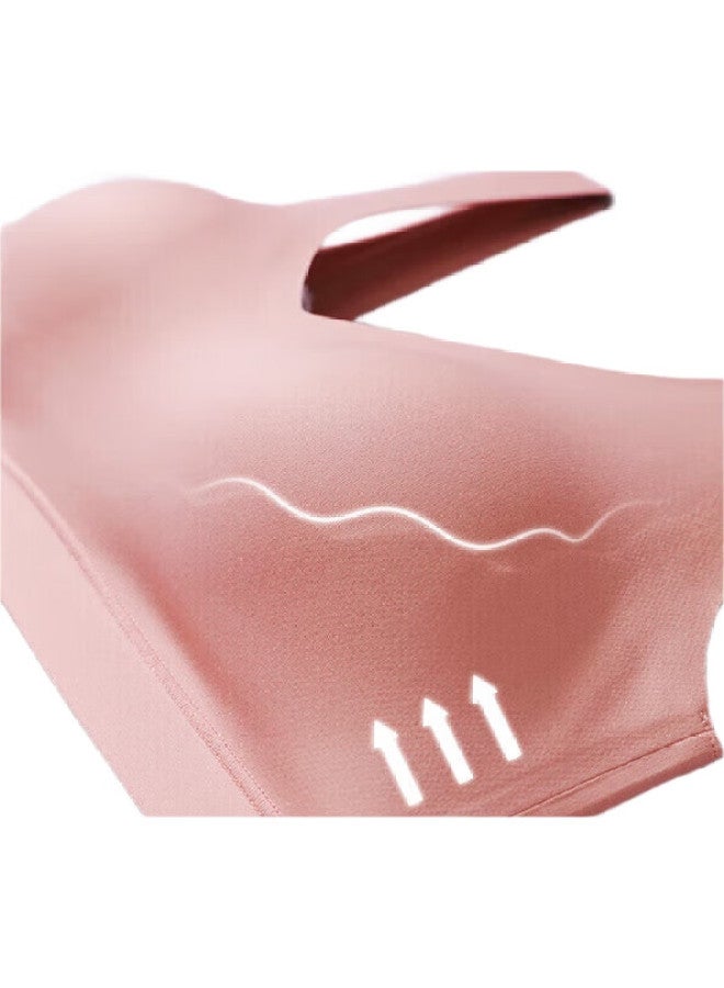 AIMER Non-Wired Antibacterial, Nonobra High-Elastic V-Neck Vest Bra, Am176141, Skin Color, Size 170 - Image 3