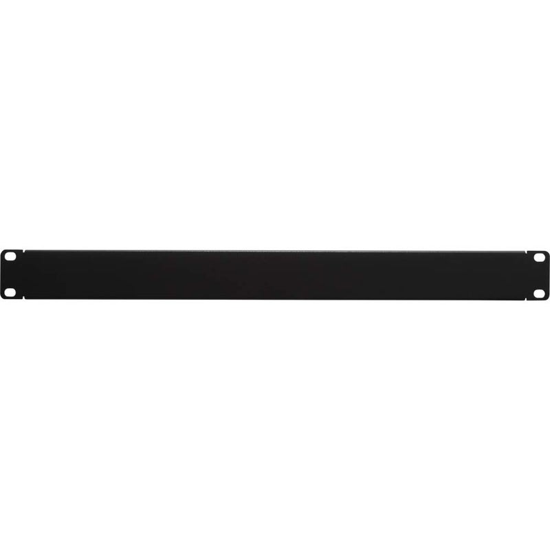NavePoint 1U Blank Rack Mount Panel Spacer for 19-Inch Server Network Rack Enclosure Or Cabinet Black - Image 1