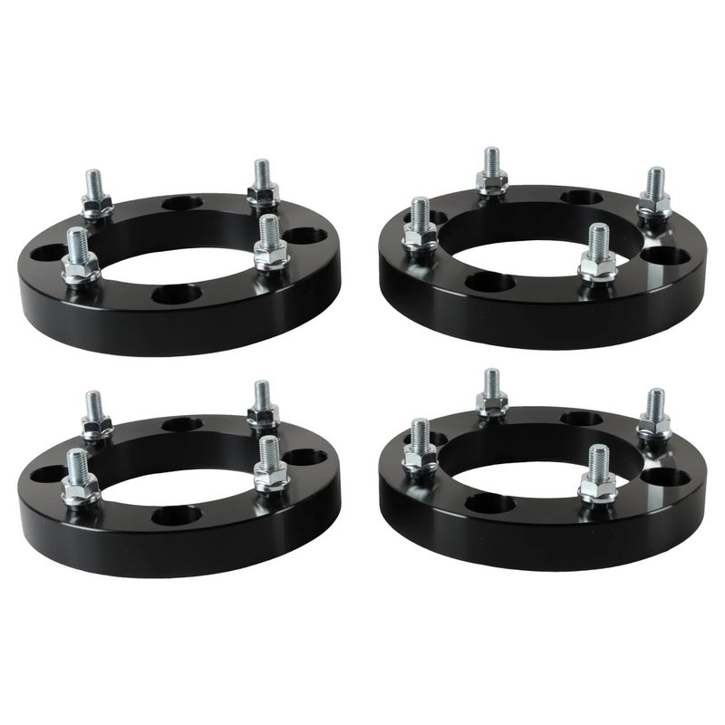 Kessocco 5x127mm Hubcentric Wheel Spacers 15 inch 5x5 Wheel Spacers Adapters with M14x15 Studs 715mm Hub Bore Fits for 20112022 Durango Grand Cherokee WK2 Wrangler JL Gladiator JT 4pcs Black