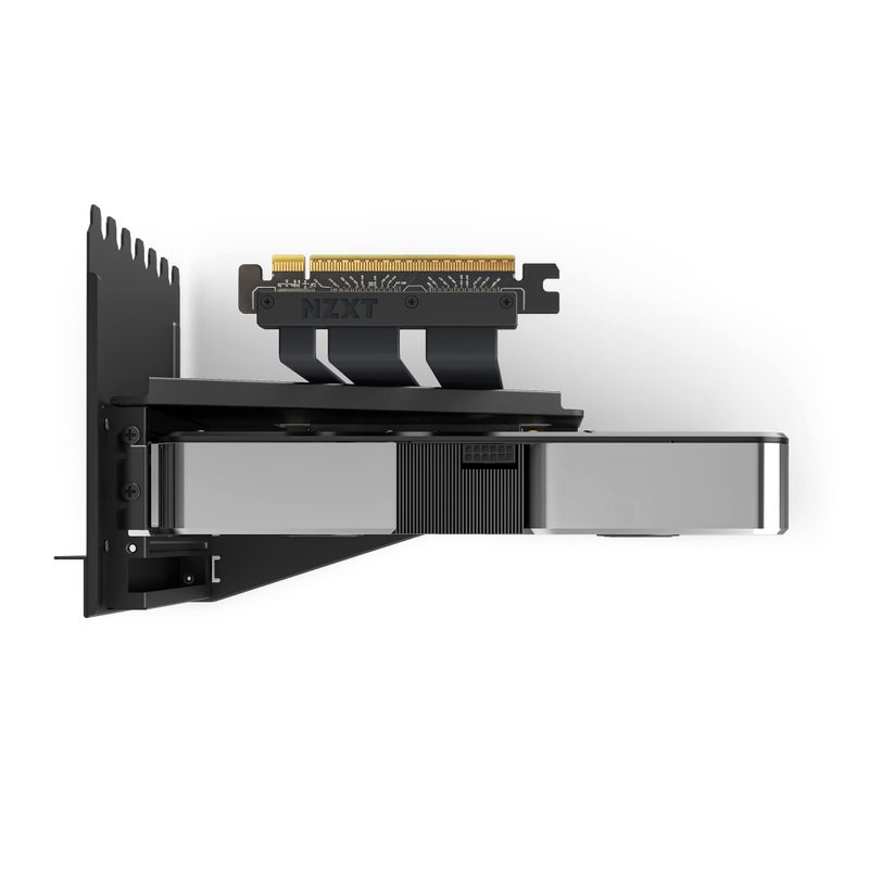 NZXT Vertical GPU Mounting Kit - AB-RH175-B1-175 mm PCIe 4.0x16 Riser Cable - GPU Holder - Sturdy Steel Bracket - Black - Image 4