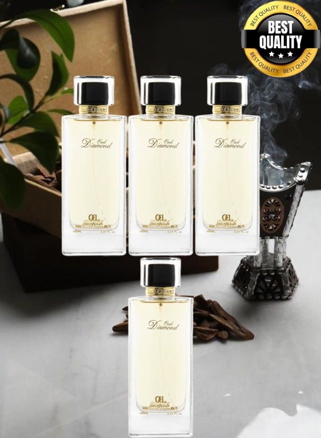 بانافع 4 قطع عطر عود دايموند بخاخ - Image 1