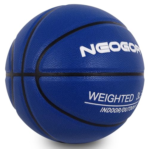 NEOGOAT 3LBS 29.5" Weighted Basketball Size 7 Heavy Basketball Training Equipment for in& Outdoor Improving Handling Dribbling, Passing&Rebounding Skills Weighted Training(Deflated) - Image 2