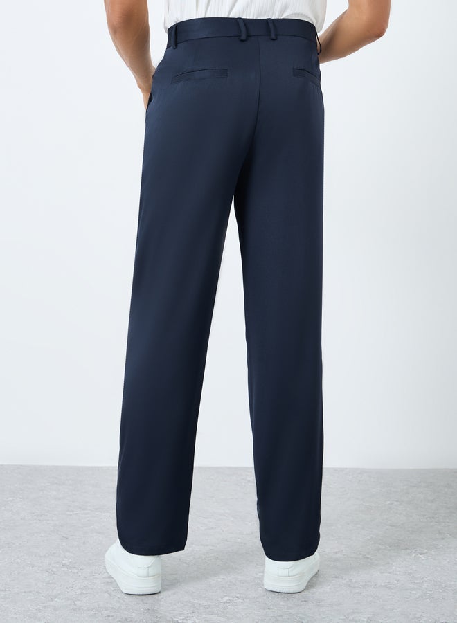Styli Men Straight Fit Formal Trousers - Image 4