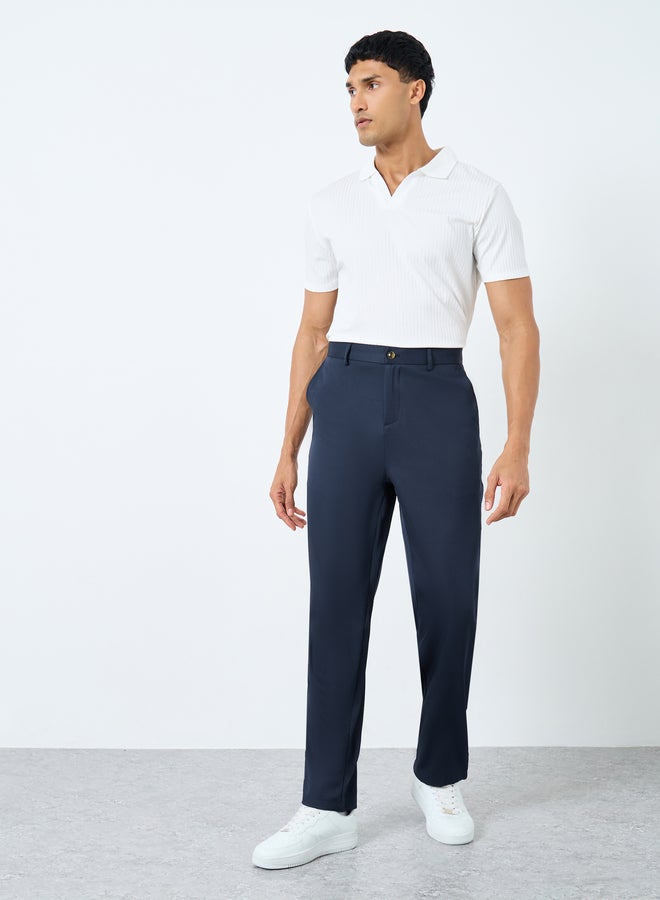 Styli Men Straight Fit Formal Trousers - Image 2