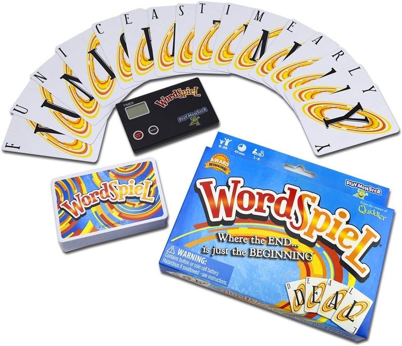 PlayMonster Set WordSpiel — Card Game — Make A Word Using Part of the Word Before — Family Fun Game Night — For Ages 8+ - Image 3