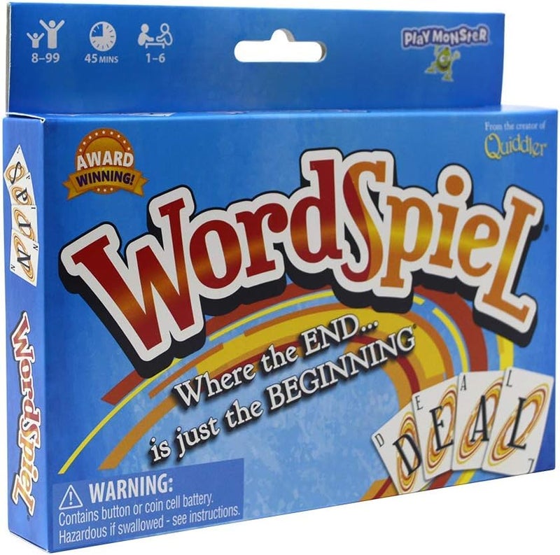 PlayMonster Set WordSpiel — Card Game — Make A Word Using Part of the Word Before — Family Fun Game Night — For Ages 8+ - Image 1