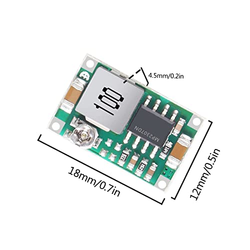 AITIAO 12Pcs Mini 360 Buck Converter Mini 360 3A DC Voltage Step Down Regulator Power Converter 4.75V-23V to 1V-17V Adjustable Power Step-Down Module RC Airplane Power Buck Module - Image 3