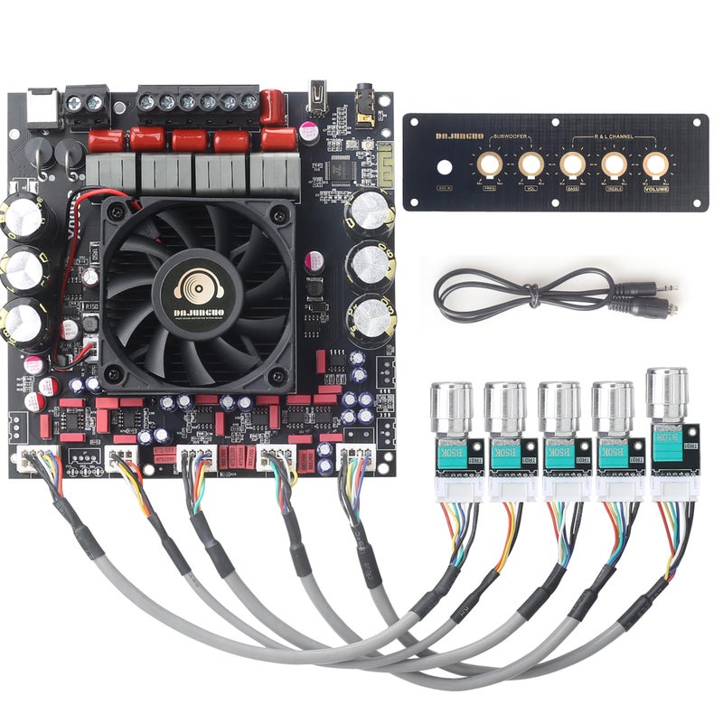 DAJUNGUO S600XW Power Amplifier Board Bluetooth52 TPA3255 Chip with Subwoofer 21 Channel 300W2600W S600XW - Image 2