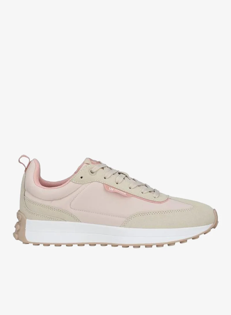 Lee Cooper BEIGE Women Lace-Up Ankle Sneakers for Women | Best Price UAE