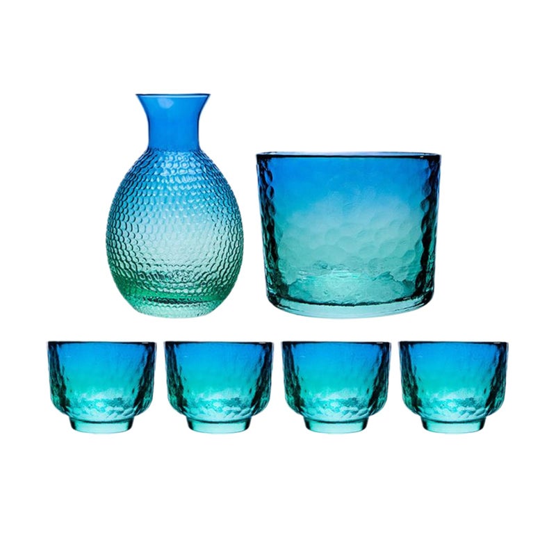 Transparent Glass Liquor Tumblers Sake Drinking Set Temperature Safe Cups For Vodka Beer Whiskey - Image 2