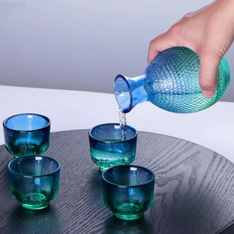 Transparent Glass Liquor Tumblers Sake Drinking Set Temperature Safe Cups For Vodka Beer Whiskey - Image 4