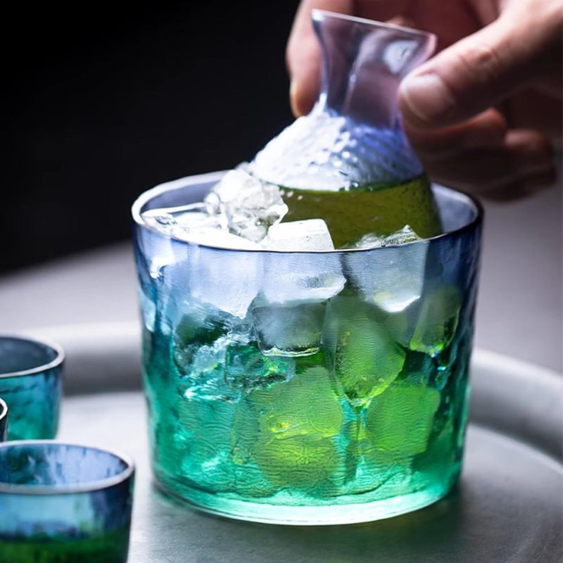 Transparent Glass Liquor Tumblers Sake Drinking Set Temperature Safe Cups For Vodka Beer Whiskey - Image 5