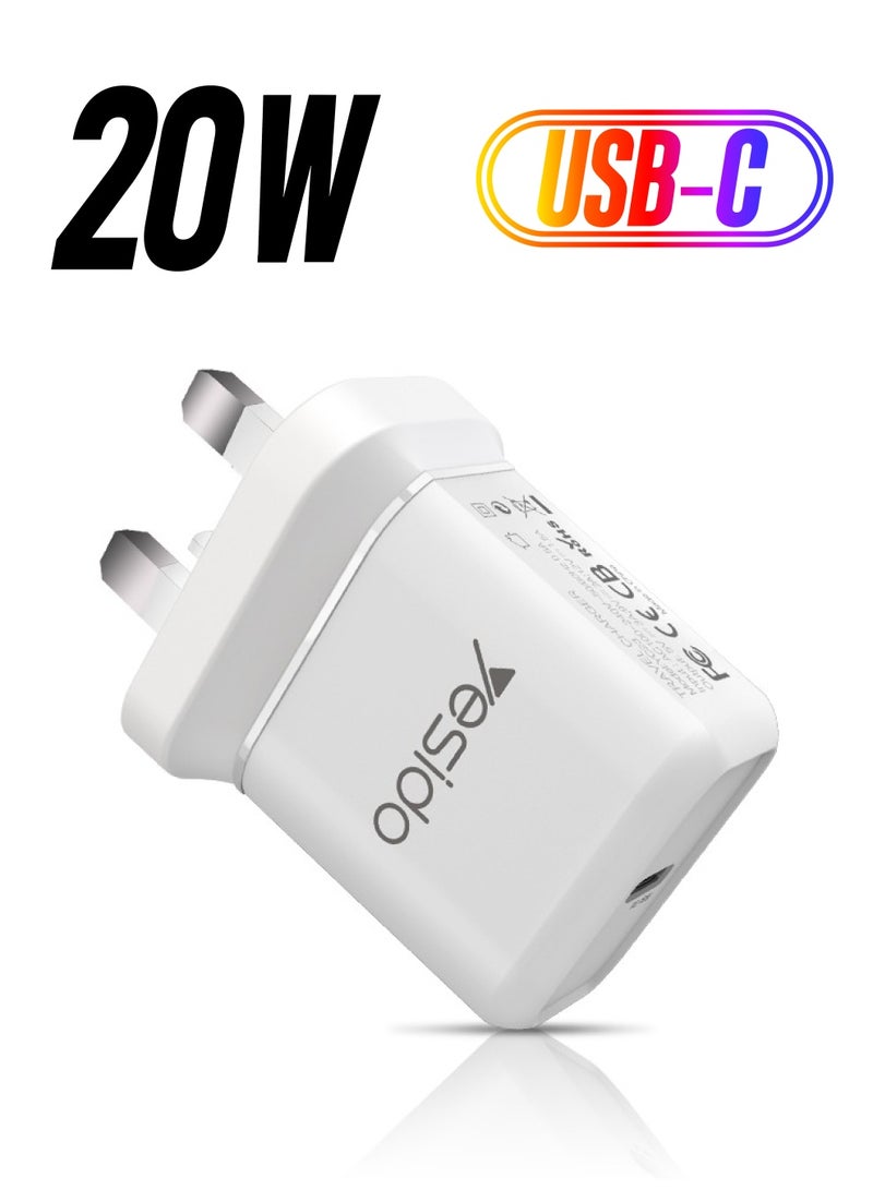 Yesido Yesido YC30 PD Chager 20w Quick charge Type-C Output - Image 1