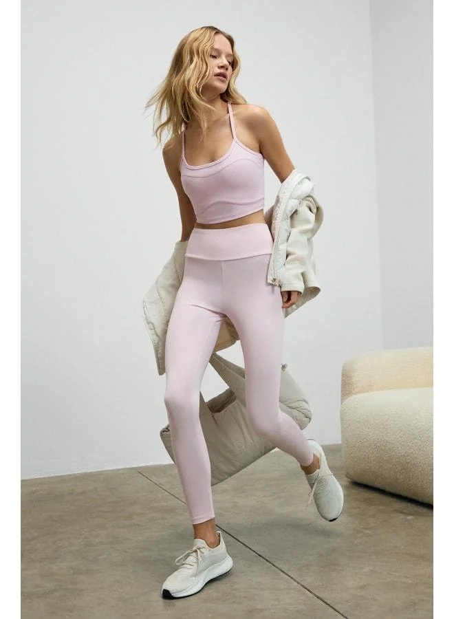Urban Beat  VYNEORA Women’s Stretchy and Soft-Textured Pink Leggings. for Women | Best Price UAE
