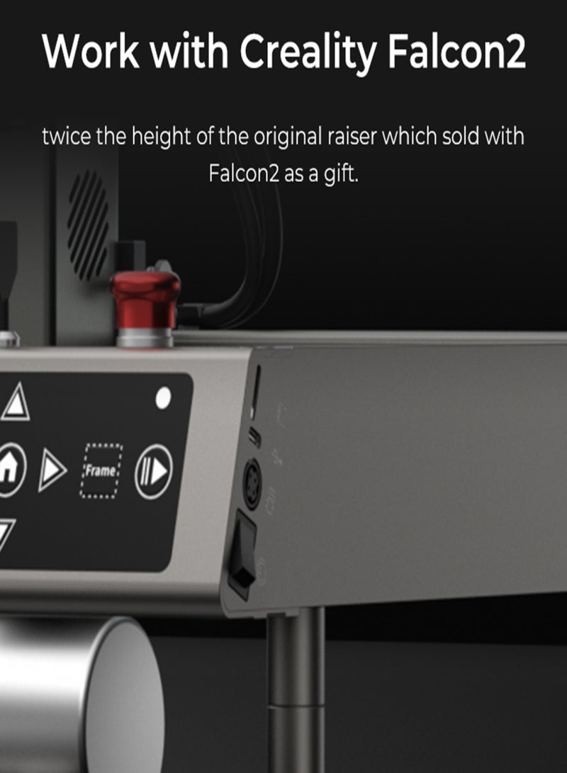 Creality 4pcs Falcon 2 Extra Risers Aluminum Heighten for Cutter and Engraver Machine 56mm Height/Each - Image 2