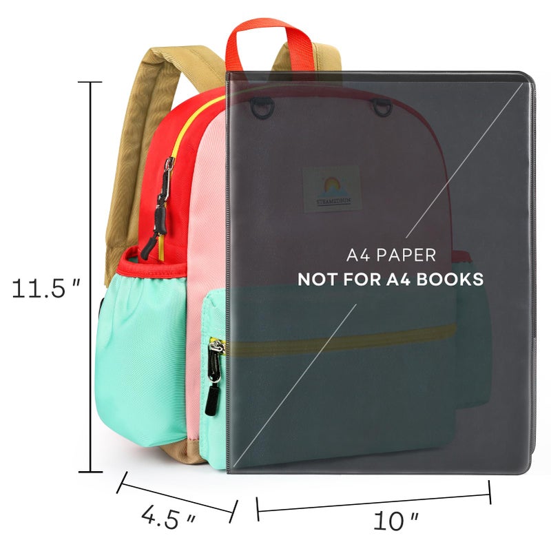 STEAMEDBUN Toddler Backpack for Girls 2-4: Preschool Kindergarten Backpacks - 12 inch Daycare Backpack - Image 3