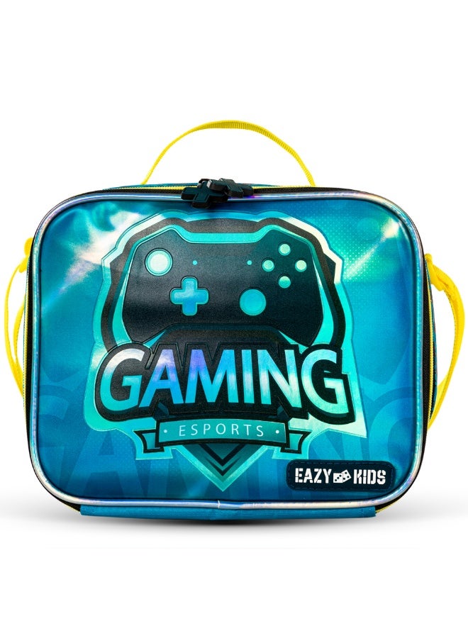 Eazy Kids 16" Set of 3 Backpack w/ Lunch Bag and Pencil Case - Gaming - Image 5