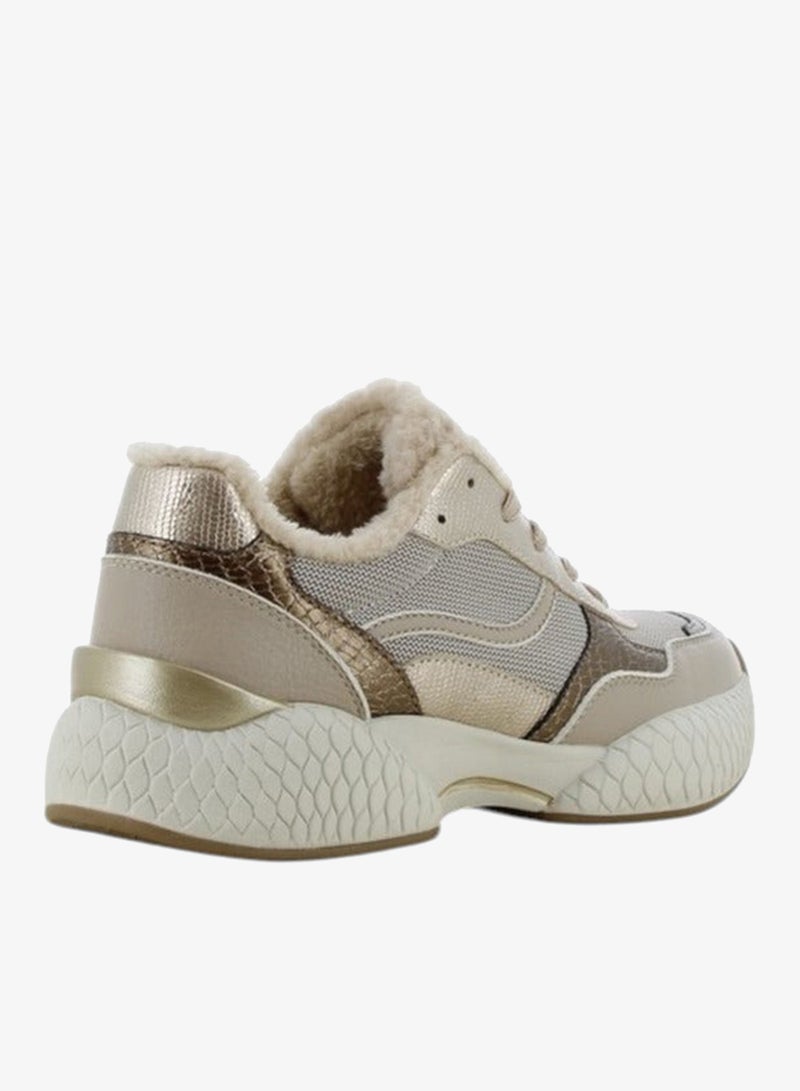 SJ Women's Panelled Lace-Up Sneakers - Image 3