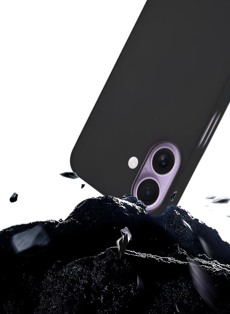 Ultra Thin Case for iPhone 17 - 0.3mm Matte Case Cover Air Skin Series Feather-Light Frosted Protective Back Cover - Black - Image 4