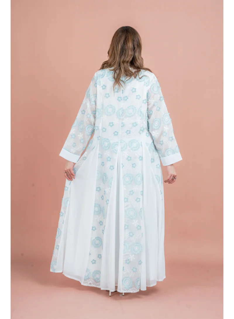 IKKXA Floral Aura Embroidered Jalabiya