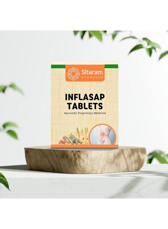 Sitaram Ayurveda Inflasap Tablets 50 nos | Reduces Inflammation - Image 1