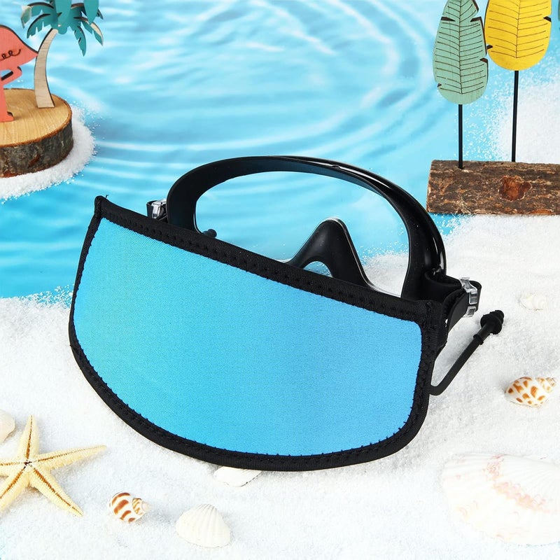 Skylety 2 Pcs Mask Strap Cover Diving Swimming Mask Strap with Hook and Loop Fastener Hair Protector Wrap for Dive and Snorkel Masks Water Sports - Image 4