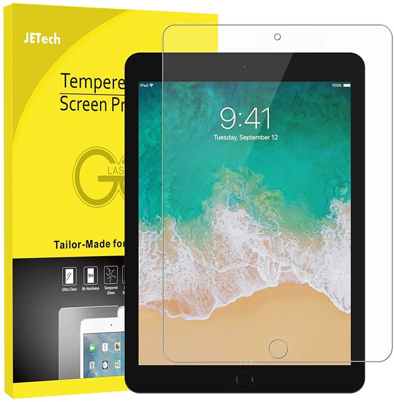 JETech Screen Protector for iPad Pro 12.9-Inch (2015/2017 Model, 1st/2nd Generation), Tempered Glass Film - Image 1