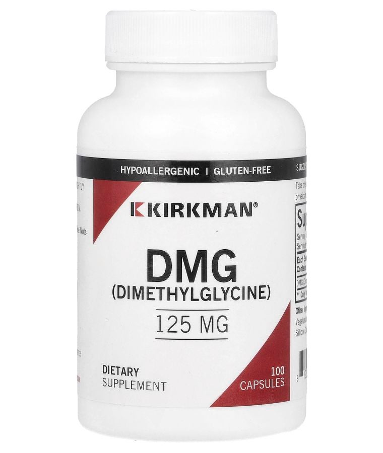 Kirkman Labs DMG (Dimethylglycine) 125 mg 100 Capsules