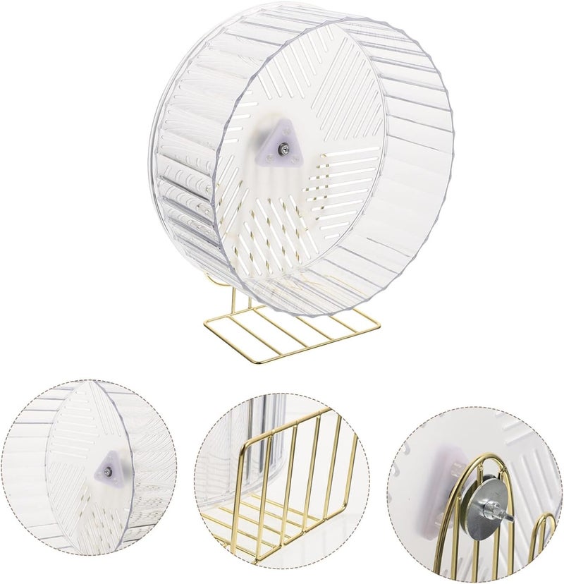 Gatuida Daily Use Silent Hamster Wheel Stand Adorable Exercise Wheel for Chinchillas for Pets to Relieve Boredom and Stress - Image 4