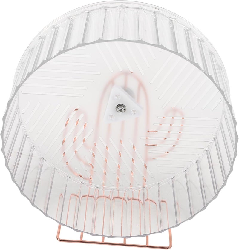Gatuida Daily Use Silent Hamster Wheel Stand Adorable Exercise Wheel for Chinchillas for Pets to Relieve Boredom and Stress - Image 1