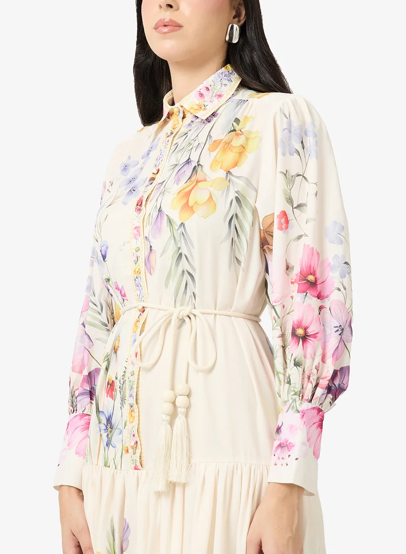 ايلا فستان بطبعة زهور