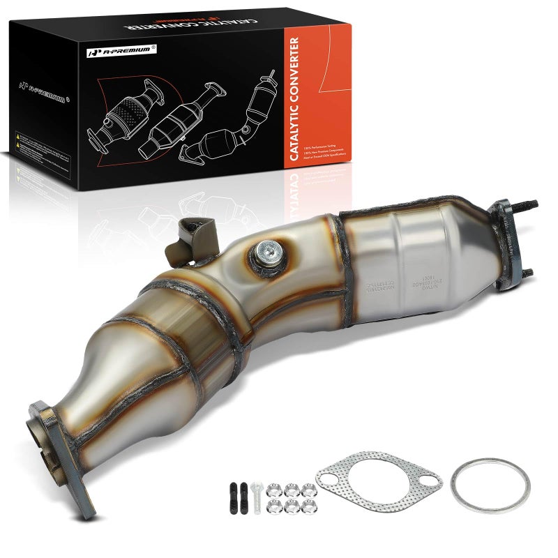 APremium Catalytic Converter with Gasket Kit DirectFit Compatible with Nissan 370Z 350Z Infiniti EX35 EX37 FX37 FX35 G35 G37 2008 G37 M35 M37 Q40 Q50 Q60 35L 37L EPA Compliant