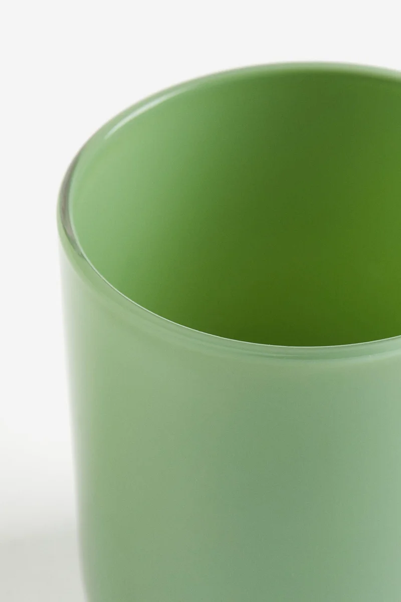 H&M Glass Toothbrush Mug