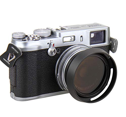 Fotasy JJC LH-JX100 BLACK Metal Lens Hood/ 49mm Filter Adapter Ring for Fujifilm X70 X100 X100S X100T X100F X100V, Fuji X100S, Fuji X100F, Fuji X100V Lense Hood Shade, Fujifilm LH-X100 Lens Hood Replacement - Image 5