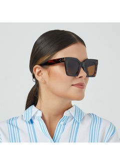 Blackout TESSERA Women Tortoise Sunglasses - Frame Material: Thermoplastic Rubber (TR90)- Frame Color: Tortoise-Lens Color: Brown - Full Rim  - Image 5