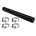 BrJJrYRu 1 12 Gasoline Fuel Filler Neck Hose with 4 Clamps 15 78 Length Gas Tank Hose Replacement 15 ID Straight - Image 2