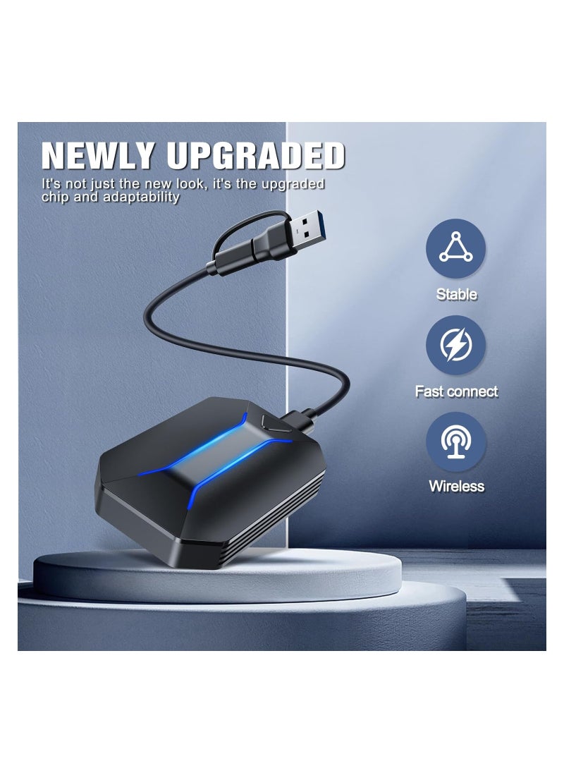 SYOSI Wireless Carplay Adapter, Fit for Apple Carplay Wireless Adapter, Convert Wired to Wireless, Plug & Play Auto Connect, Fast Easy Use Fit for Factory Wired Carplay Cars & iOS 10+, Online Update  - Image 2
