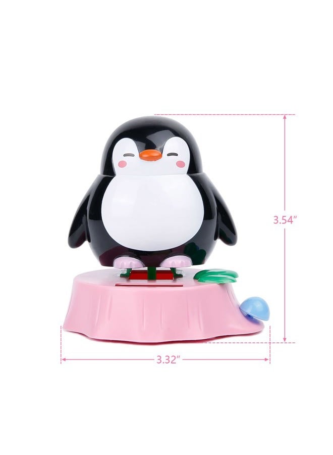 YGMONER Penguin Solar Dancing Toy Animal Solar Powered Shaking Dolls Swinging Animated Dancer Car Dashboard Decor - Image 5