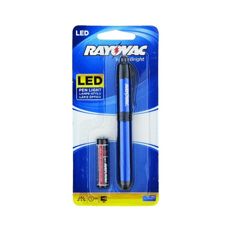 Rayovac LED Pen Light Flashlight, Flashlight with Clip for Pockets, Purses and Desks, Flash Light with AAA Battery Included, Pack of 1 - Image 2