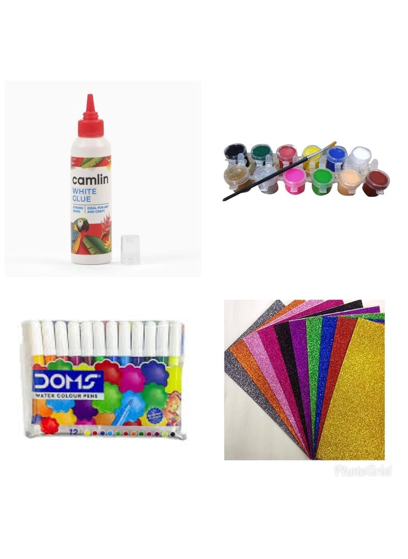 E Shopping E Shopping School Art and Craft Kit 11 in 1 for Girls and Boy Craft Supplies, Birthday Gift, Hobby kit for Kids for Decoration and Activities for All Ages 4-16 and above  - Image 4