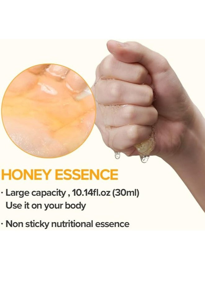 JMsolution - JMsolution Honey Luminous Royal Propolis Mask/Korea Facial Mask 30ml X 10PCS Honey Mask Sheet/Giving Skin Glow & Elasticity - Image 1