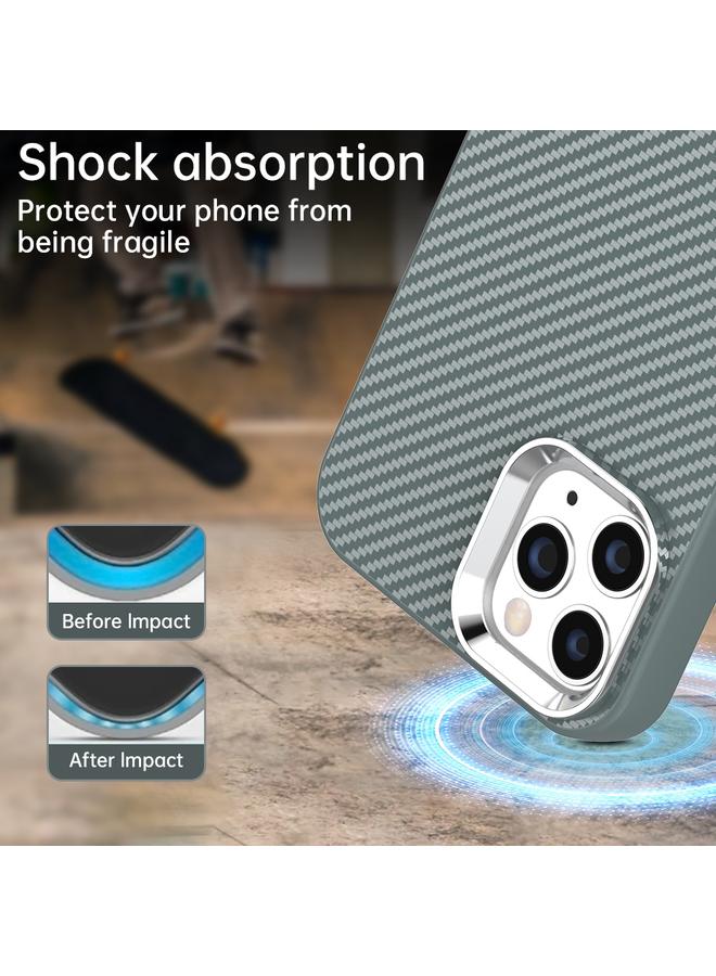 زبون جراب هاتف IMD من ألياف الكربون لهاتف iPhone 11 Pro Max - Image 3