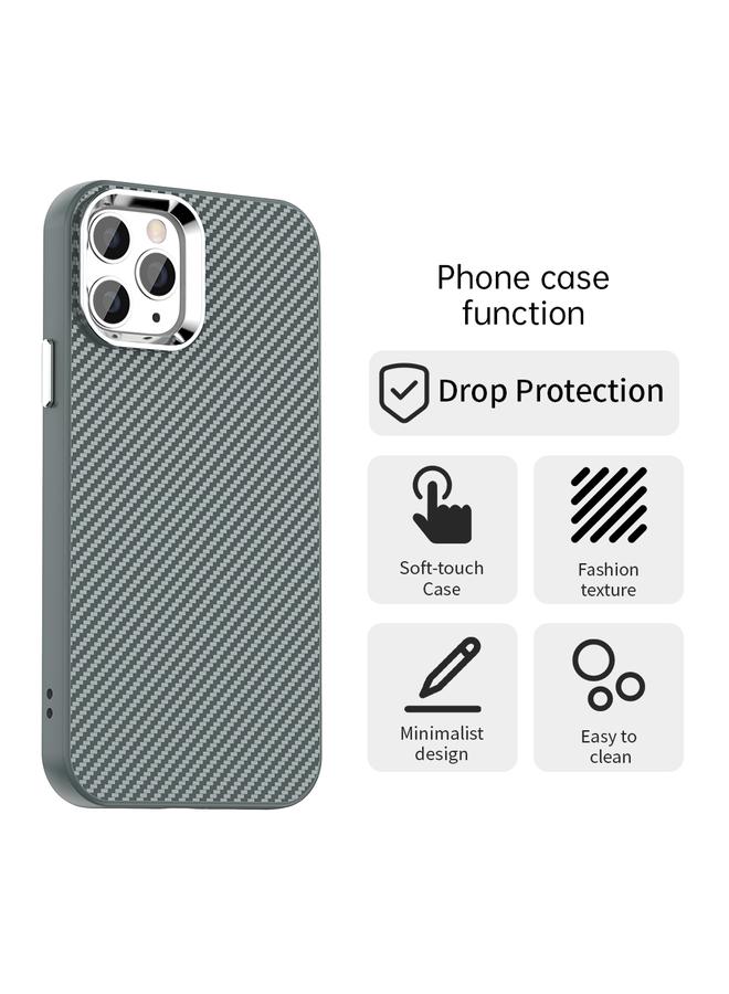 زبون جراب هاتف IMD من ألياف الكربون لهاتف iPhone 11 Pro Max - Image 2